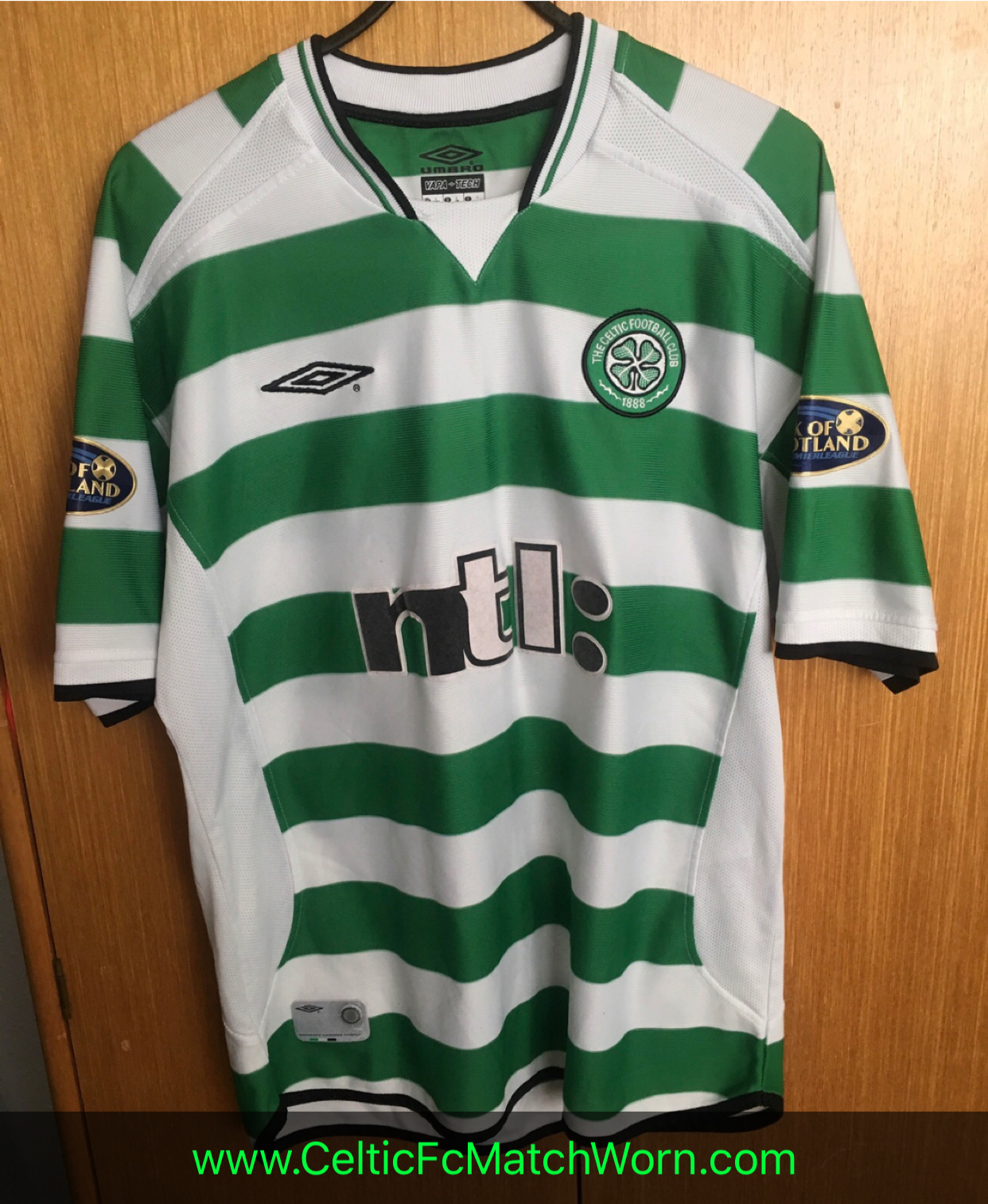 Henrik Larsson 2001-2003 Home v – Celtic FC Match Worn ⭐️