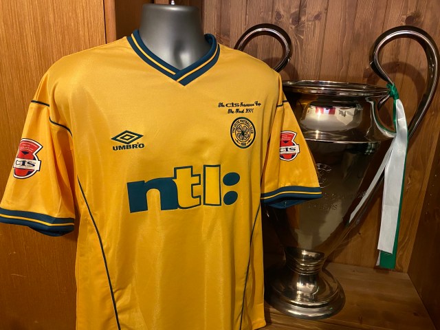 Henrik Larsson 2000-2001 Away – Celtic FC Match Worn ⭐️